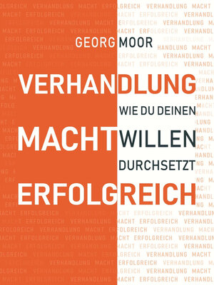 cover image of VERHANDLUNG MACHT ERFOLGREICH